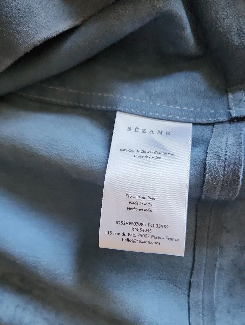 Suede Will Jacket - Sézane x Baziszt - Picture 3 of 8